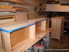 Dovetailed drawers ready for finish.